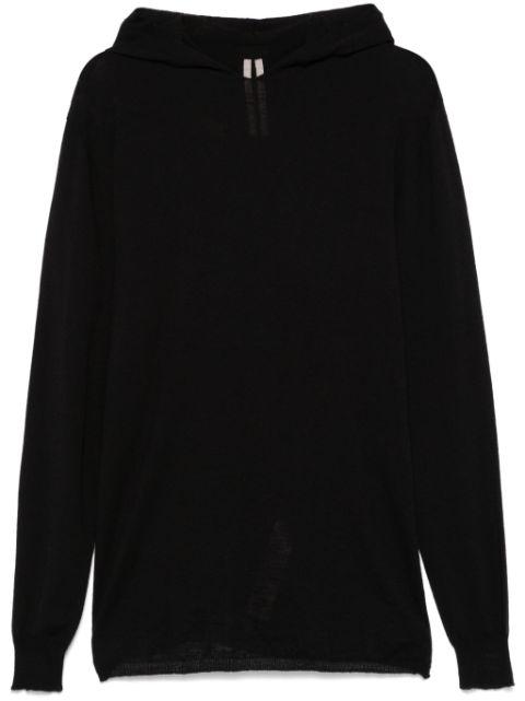 fine-knit hoodie by RICK OWENS