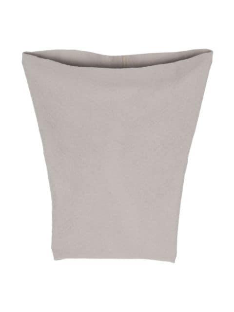fine-knit virgin wool cowl scarf by RICK OWENS