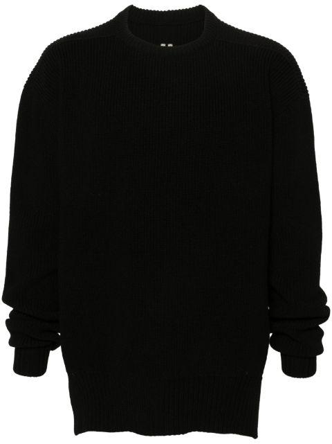 fisherman-knit virgin-wool jumper by RICK OWENS