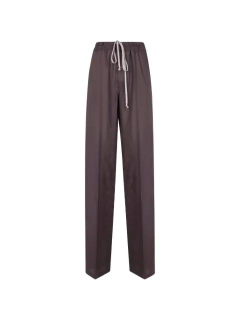 flap-pocket trousers by RICK OWENS