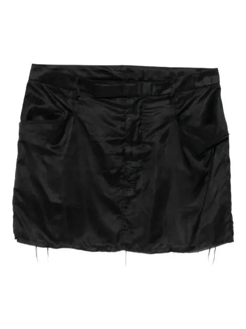 frayed pocket mini skirt by RICK OWENS