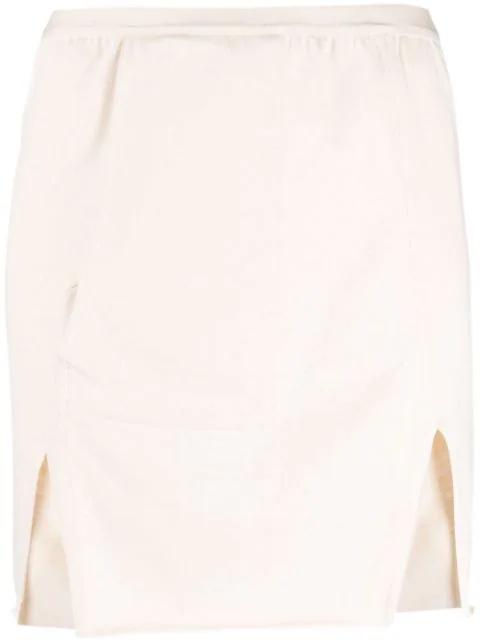 front-slit mini skirt by RICK OWENS