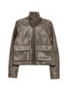 funnel-neck jacket by RICK OWENS