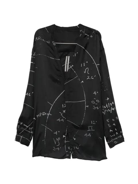 graphic print shirt by RICK OWENS