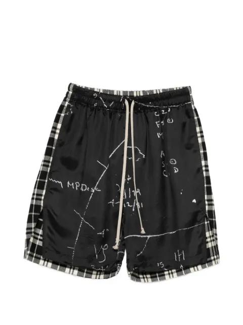 graphic-print shorts by RICK OWENS