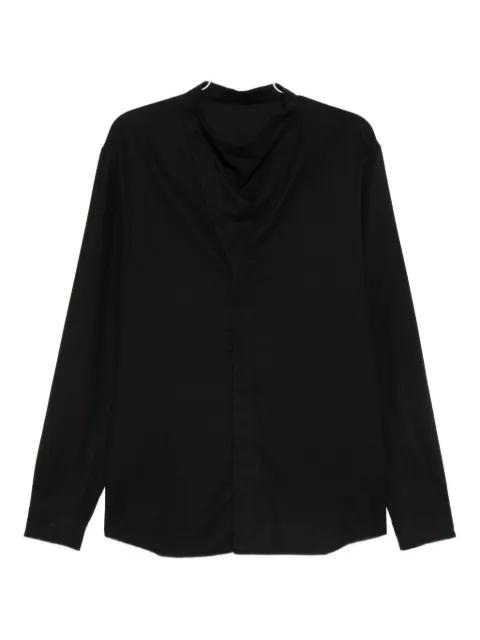 high-neck long-sleeve shirt by RICK OWENS