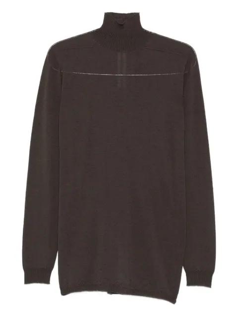 high-neck wool sweater by RICK OWENS
