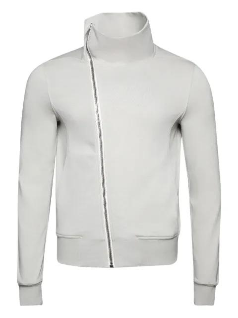 high-neck zip-front jumper by RICK OWENS