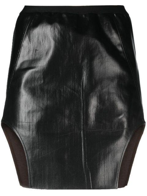 high-waist above-knee skirt by RICK OWENS