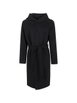 hoodied belted coat by RICK OWENS