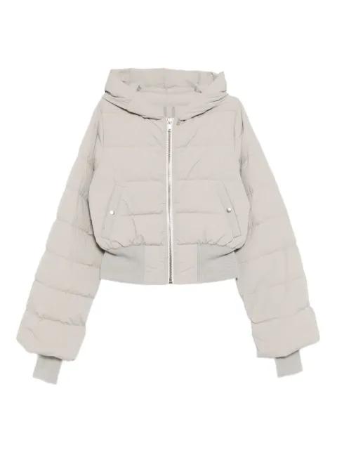hoodied puffer jacket by RICK OWENS