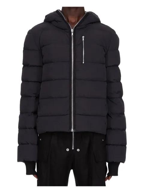 hoodied puffer jacket by RICK OWENS