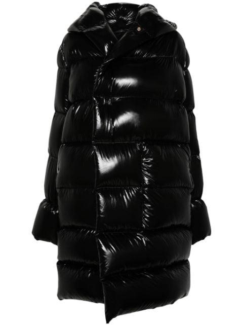 hoodied puffer jacket by RICK OWENS