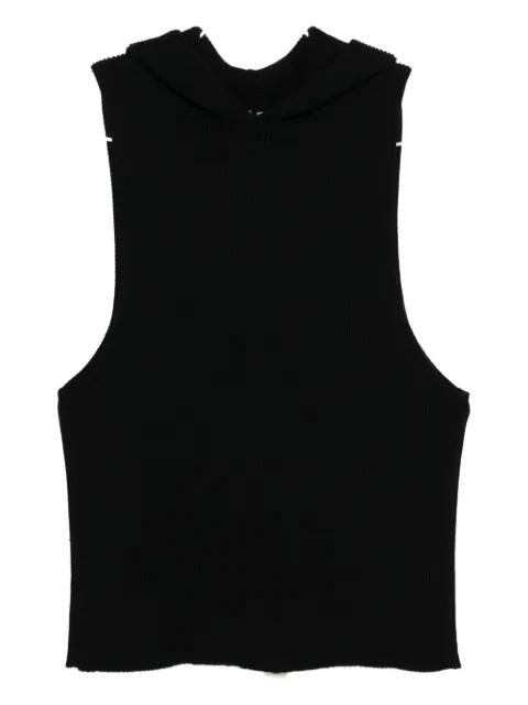 hoodied tank by RICK OWENS