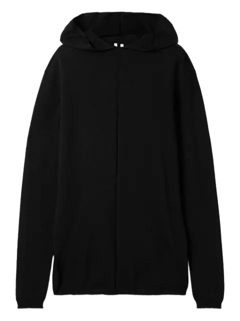 hoodied wool sweater by RICK OWENS