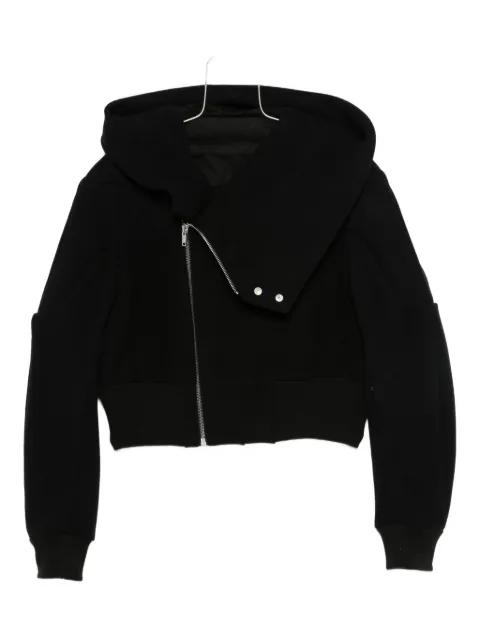hoodied zip-up jacket by RICK OWENS