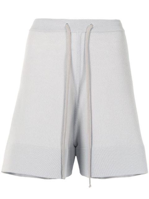 knee-length knitted shorts by RICK OWENS