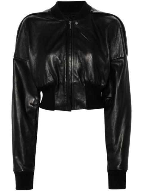leather jacket by RICK OWENS
