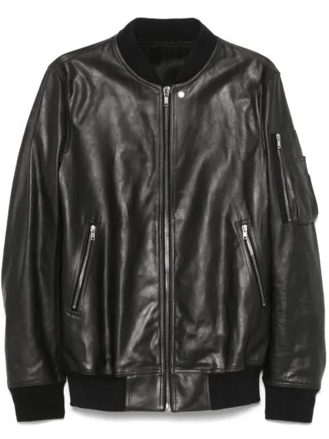 leather jacket by RICK OWENS