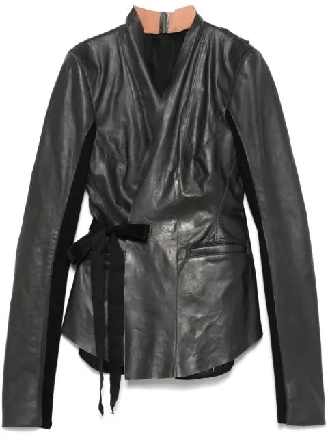 leather jacket by RICK OWENS