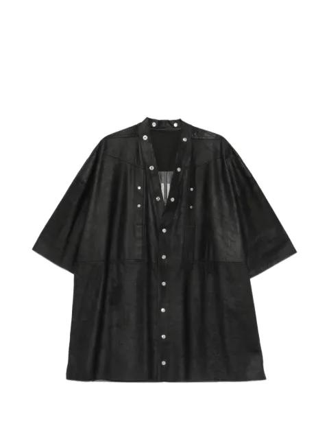 leather shirt by RICK OWENS