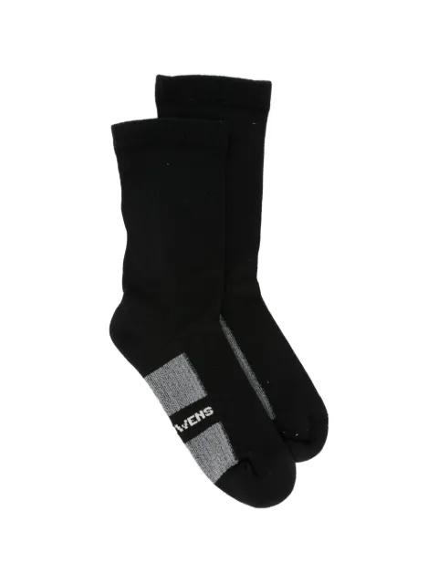 logo-print socks by RICK OWENS