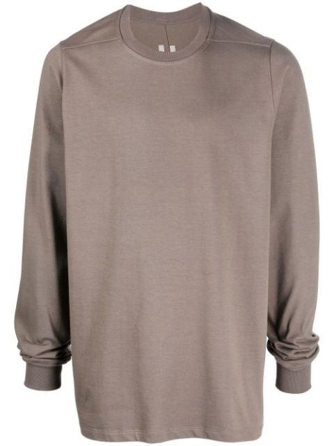 long-sleeve cotton T-shirt by RICK OWENS