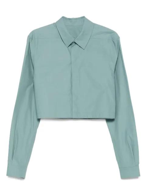 long-sleeve cropped shirt by RICK OWENS