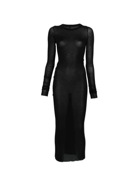 long-sleeve maxi dress by RICK OWENS