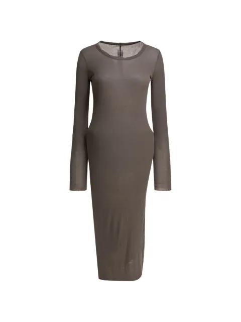 long-sleeve midi dress by RICK OWENS