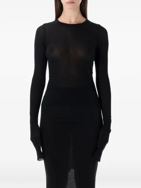 long-sleeve top by RICK OWENS