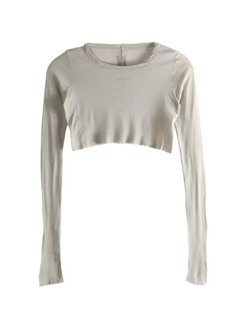 long-sleeved cropped top by RICK OWENS