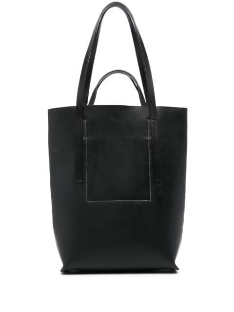 medium Shopper leather tote bag by RICK OWENS