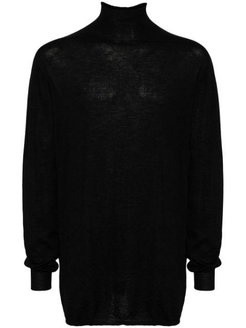 mock-neck jumper by RICK OWENS