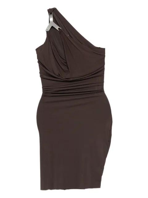 one-shoulder draped dress by RICK OWENS