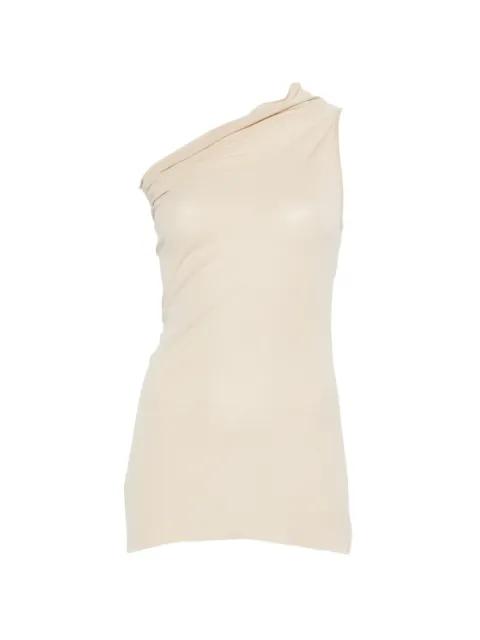 one-shoulder top by RICK OWENS