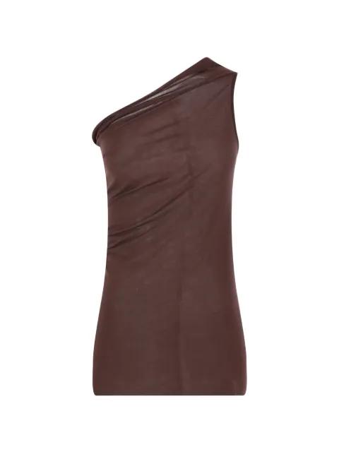 one-shoulder top by RICK OWENS