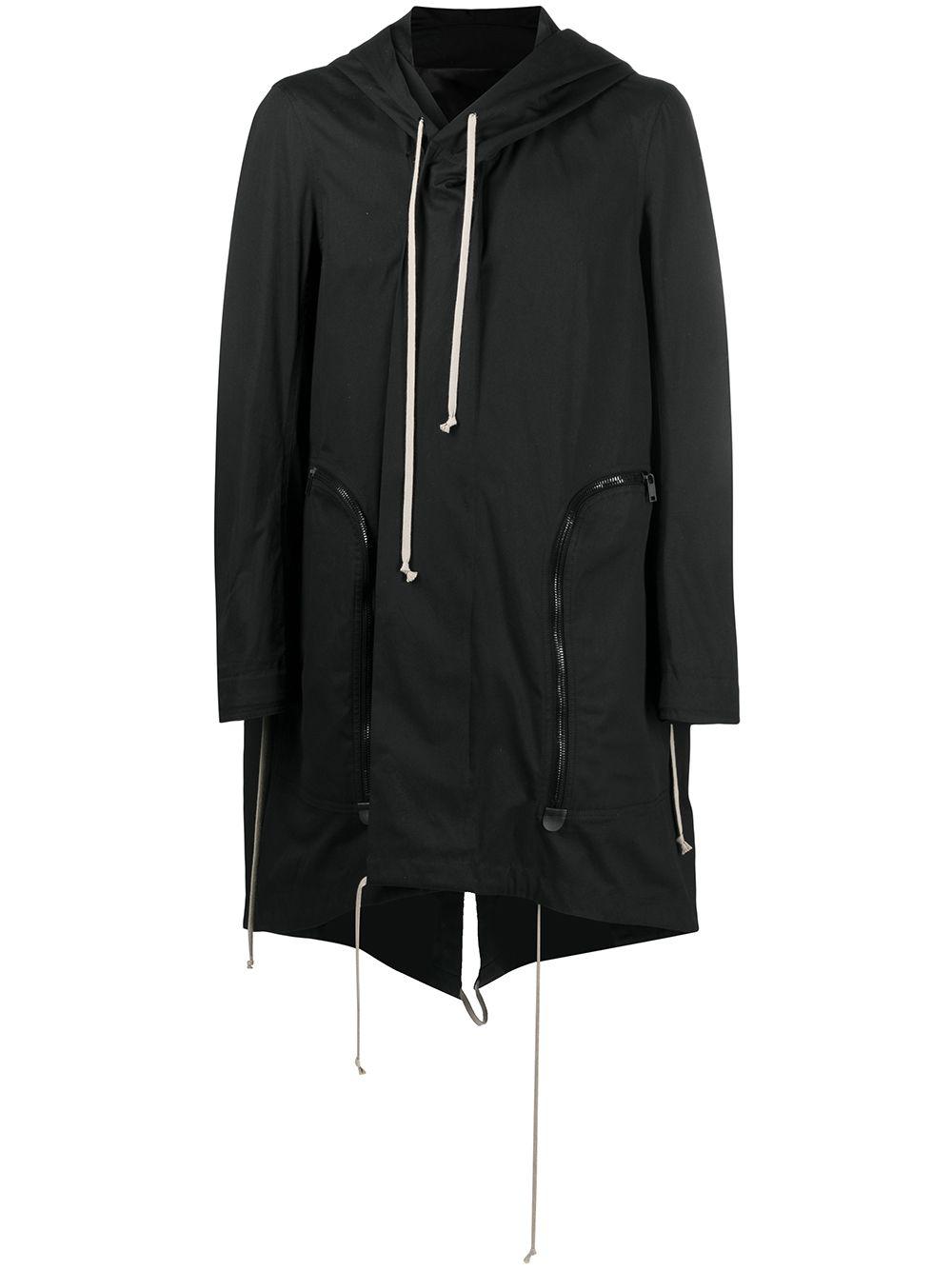 oversized pocket hoodied parka by RICK OWENS
