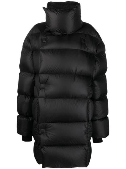 padded high-neck coat by RICK OWENS