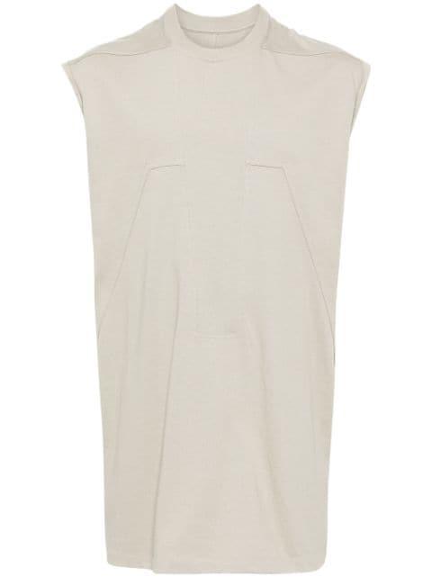 panelled cotton vest by RICK OWENS