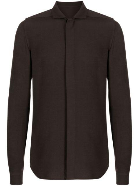 plain long-sleeve shirt by RICK OWENS
