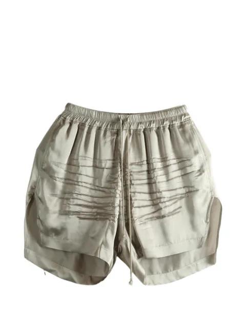 pleated drawstring shorts by RICK OWENS
