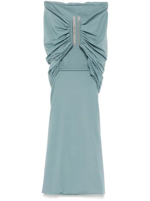 prong-detail jersey mini dress by RICK OWENS
