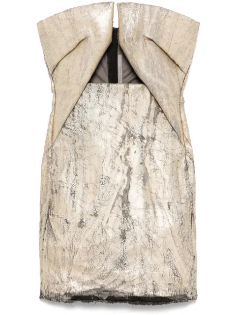 prong-detail mini dress by RICK OWENS