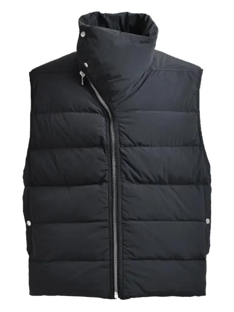 quilted asymmetrical vest by RICK OWENS