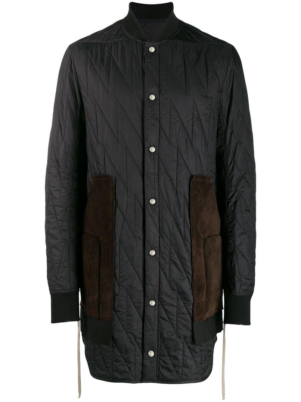 quilted duffle coat by RICK OWENS