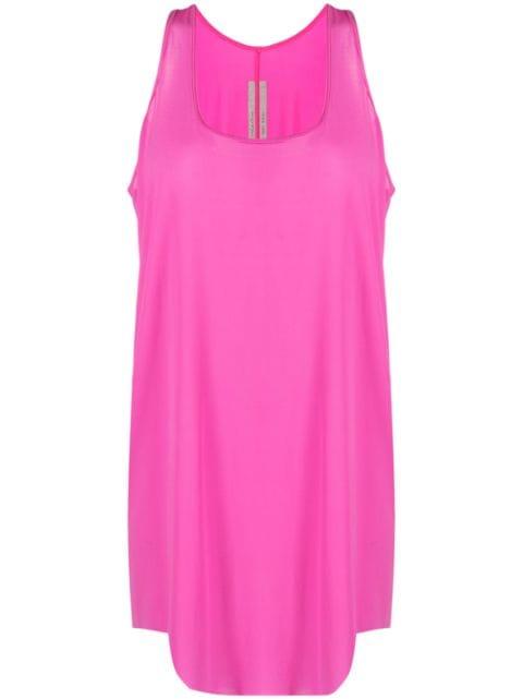 raw-cut asymmetric tank top by RICK OWENS