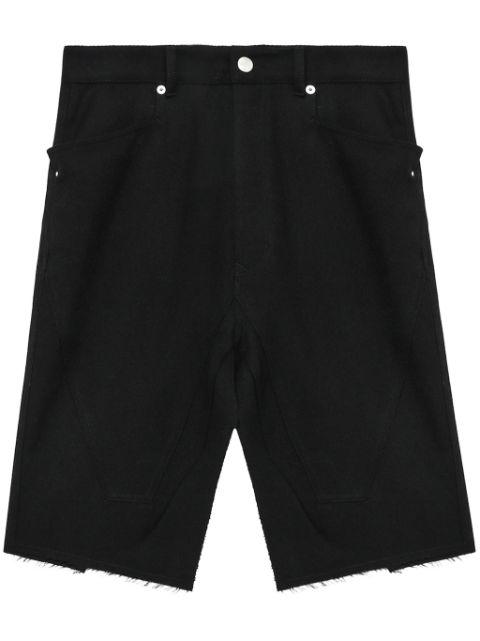 raw-cut midi skirt by RICK OWENS