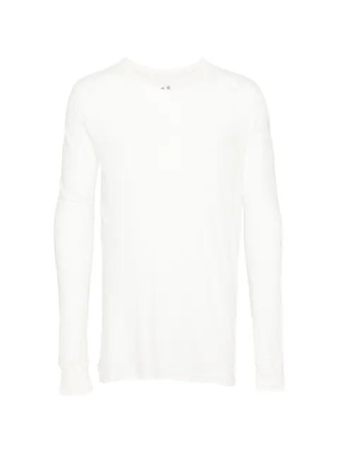 raw-edge long-sleeve T-shirt by RICK OWENS