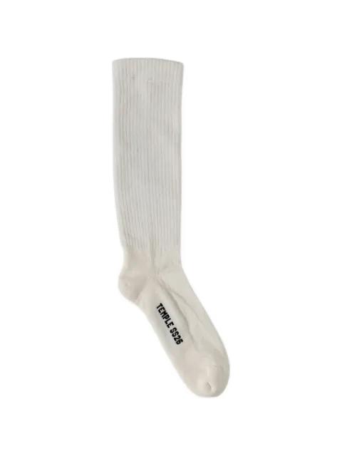 ribbed-ankle socks by RICK OWENS